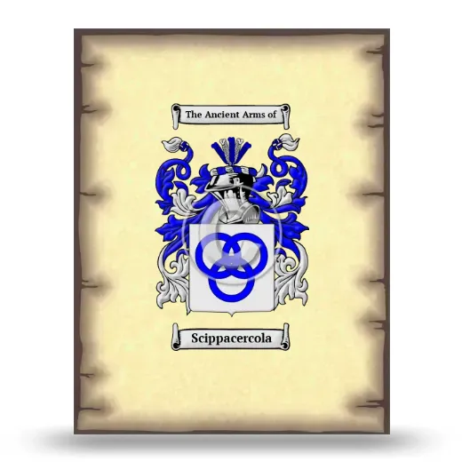 Scippacercola Coat of Arms Print