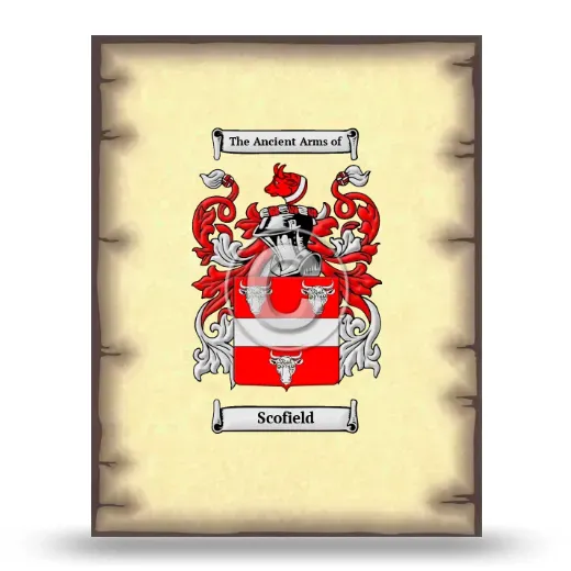 Scofield Coat of Arms Print