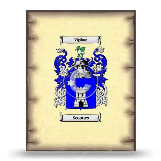 Scoones Coat of Arms Print