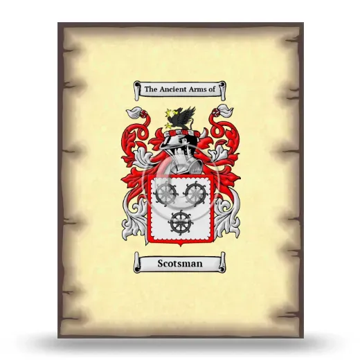 Scotsman Coat of Arms Print