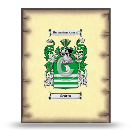 Scotto Coat of Arms Print