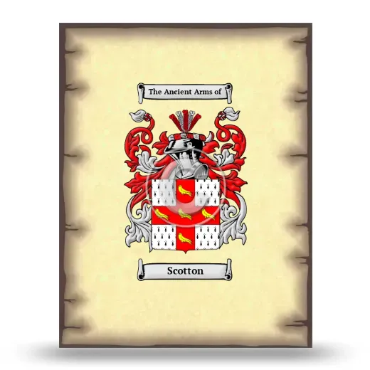 Scotton Coat of Arms Print