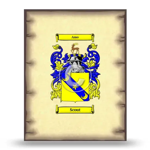 Scout Coat of Arms Print