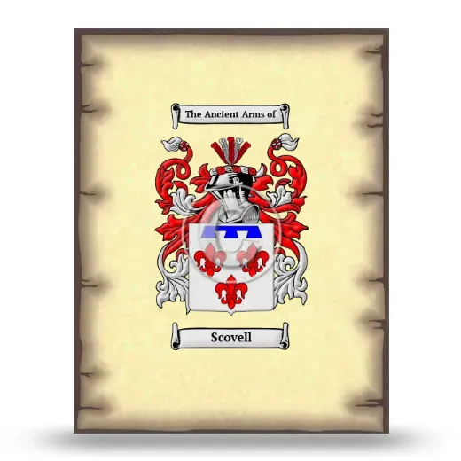 Scovell Coat of Arms Print