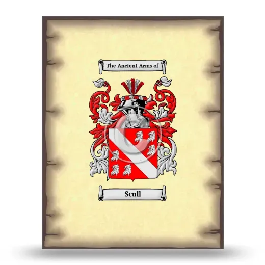 Scull Coat of Arms Print