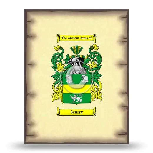 Scurry Coat of Arms Print