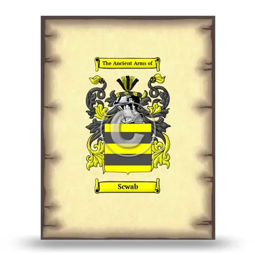 Scwab Coat of Arms Print