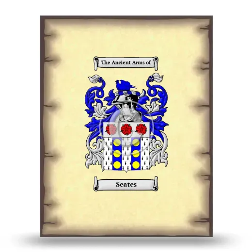 Seates Coat of Arms Print