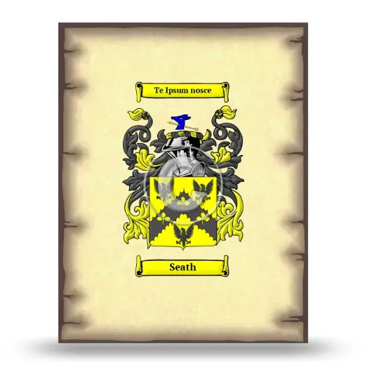 Seath Coat of Arms Print