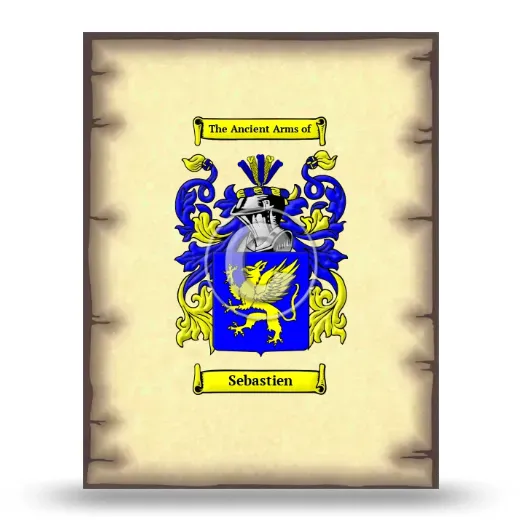 Sebastien Coat of Arms Print
