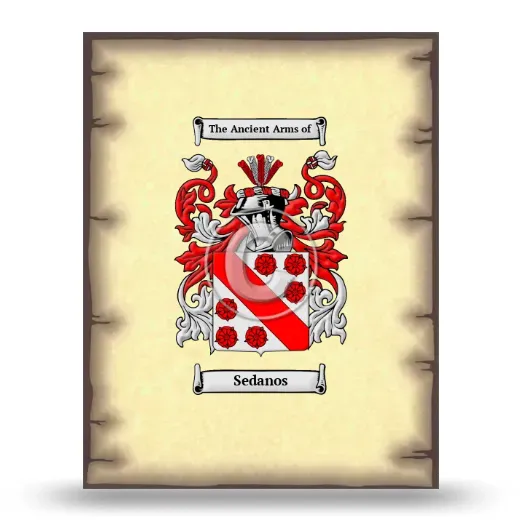 Sedanos Coat of Arms Print