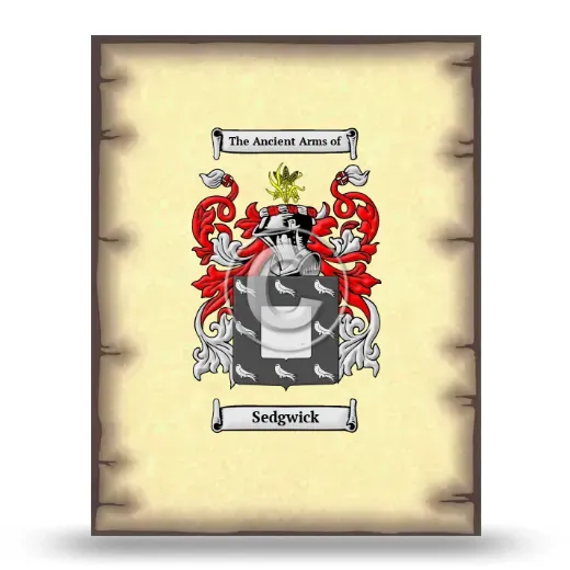 Sedgwick Coat of Arms Print