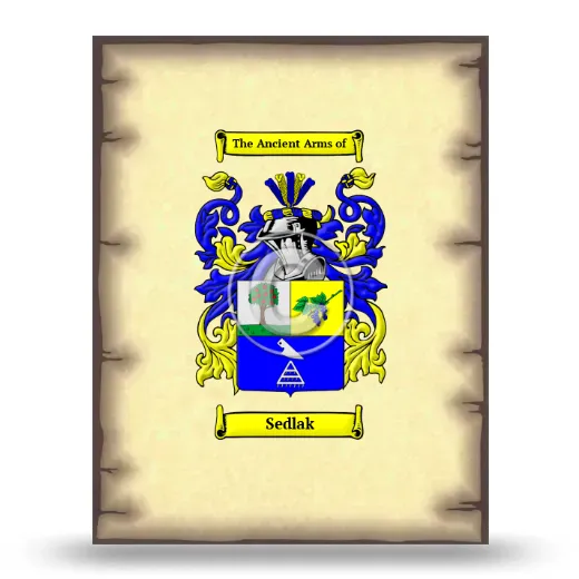Sedlak Coat of Arms Print