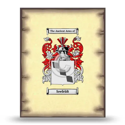 Seefeldt Coat of Arms Print