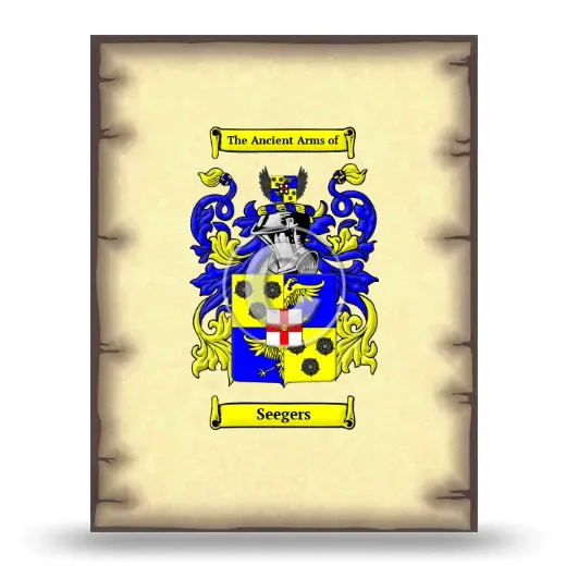 Seegers Coat of Arms Print