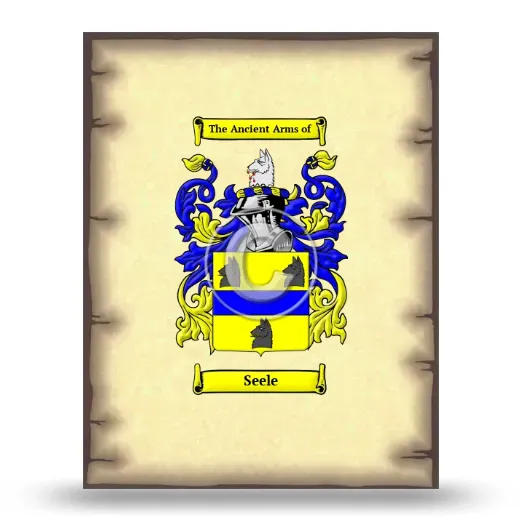 Seele Coat of Arms Print
