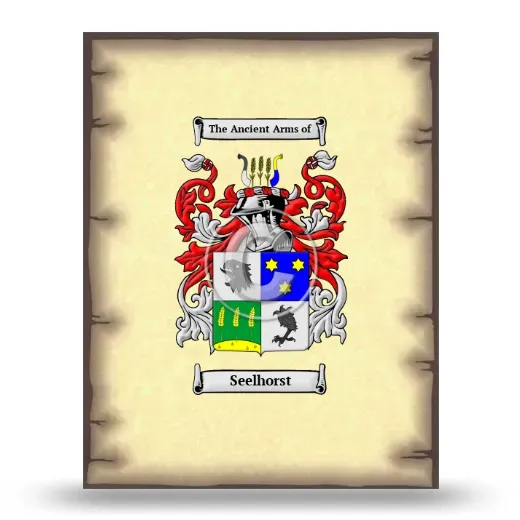 Seelhorst Coat of Arms Print