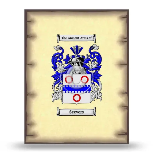 Seevers Coat of Arms Print