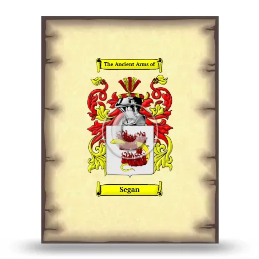 Segan Coat of Arms Print