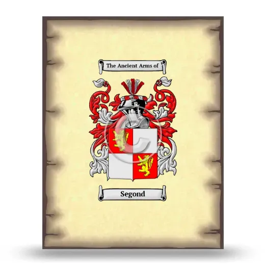 Segond Coat of Arms Print