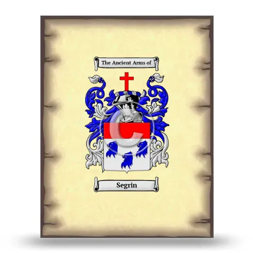 Segrin Coat of Arms Print