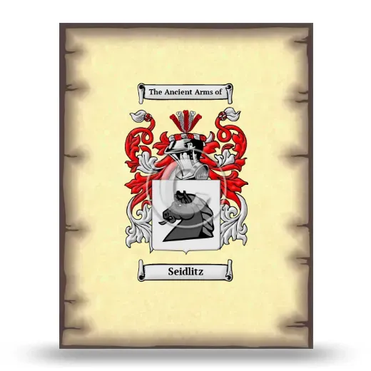 Seidlitz Coat of Arms Print