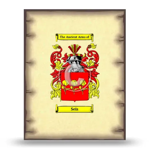 Seis Coat of Arms Print
