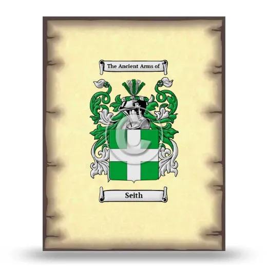 Seith Coat of Arms Print