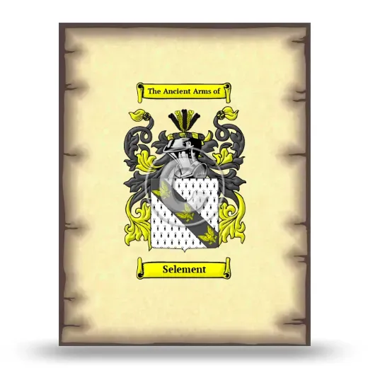 Selement Coat of Arms Print