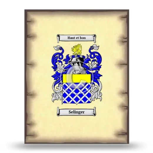 Selinger Coat of Arms Print