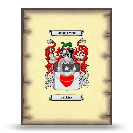 Selkirk Coat of Arms Print
