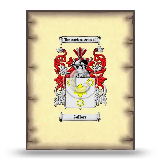 Sellers Coat of Arms Print
