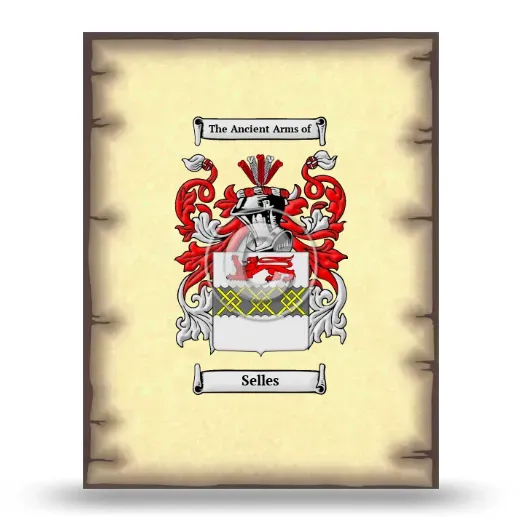 Selles Coat of Arms Print