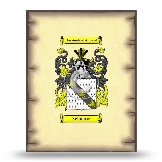 Selmane Coat of Arms Print