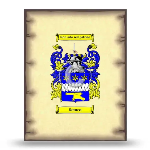Semco Coat of Arms Print
