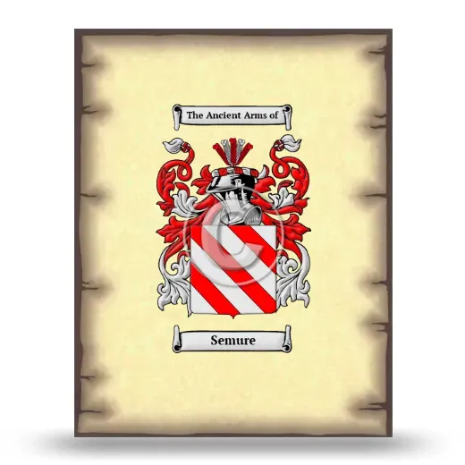 Semure Coat of Arms Print