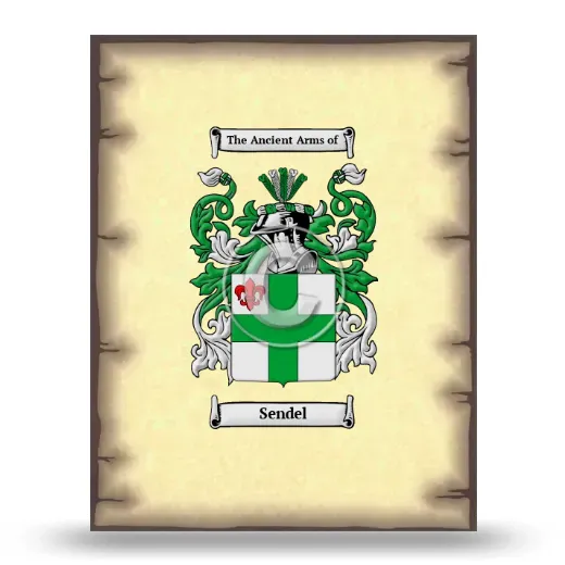 Sendel Coat of Arms Print
