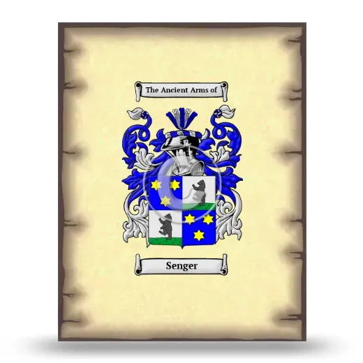 Senger Coat of Arms Print