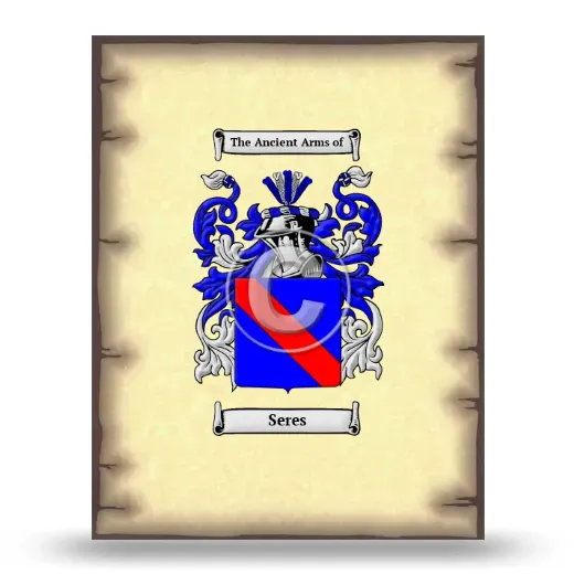 Seres Coat of Arms Print