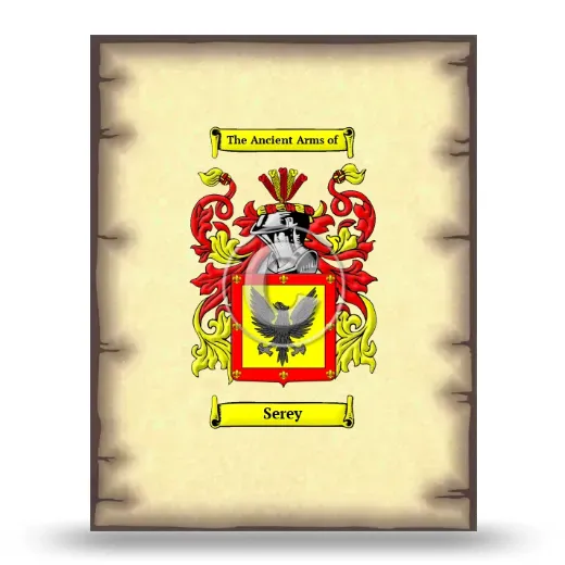 Serey Coat of Arms Print