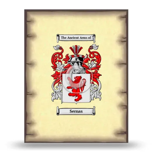 Sernas Coat of Arms Print