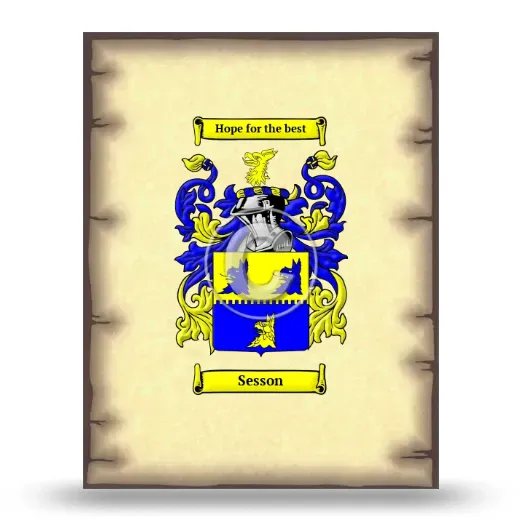 Sesson Coat of Arms Print