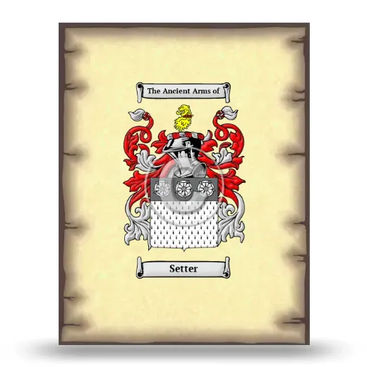 Setter Coat of Arms Print