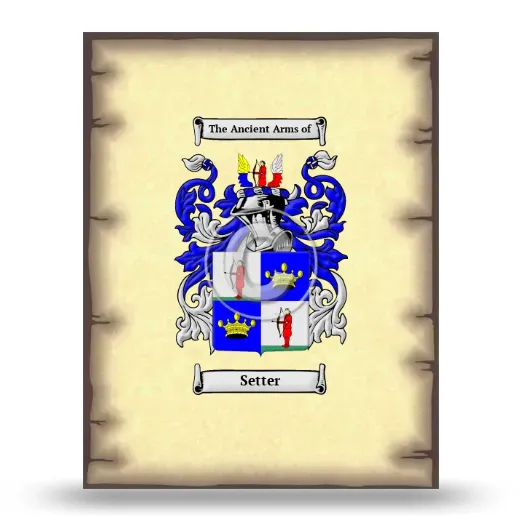 Setter Coat of Arms Print