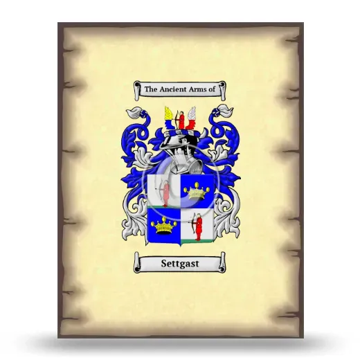 Settgast Coat of Arms Print
