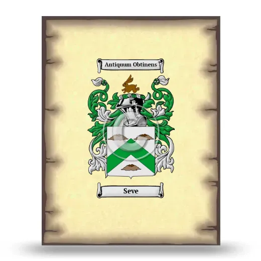 Seve Coat of Arms Print