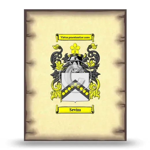 Sevim Coat of Arms Print