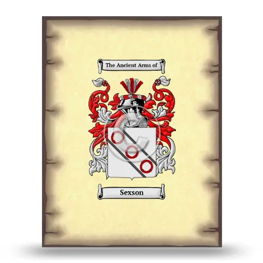 Sexson Coat of Arms Print