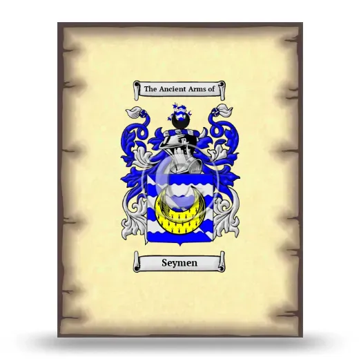 Seymen Coat of Arms Print