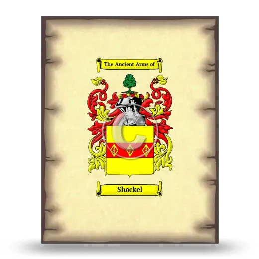 Shackel Coat of Arms Print